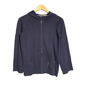 Burberry Logo Zipper Hoodie Sweatshirt