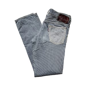 Vintage Kapital Striped Patchwork Jeans Denim Pants
