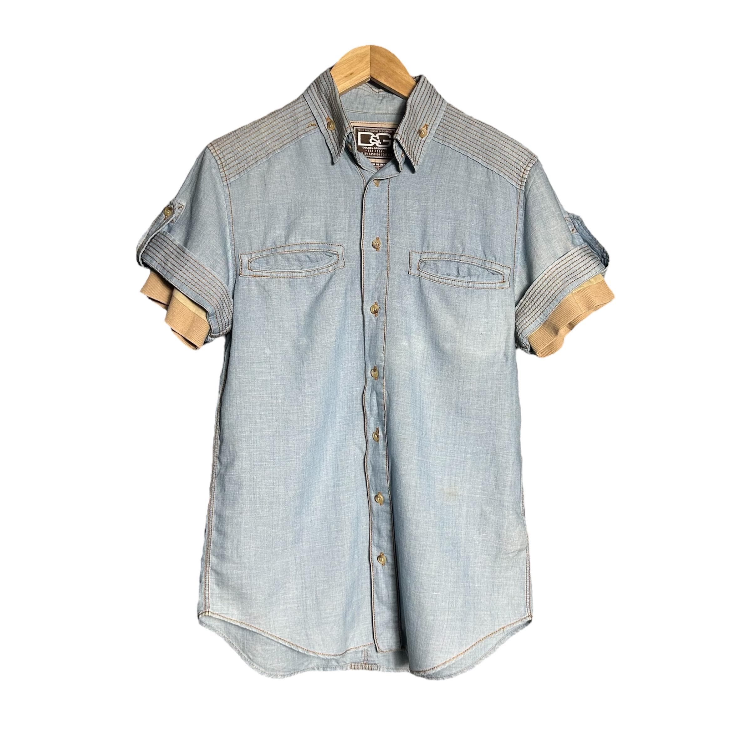 Dolce & Gabbana logo design denim 00s Dolce & Gabbana Jeans Shirt 