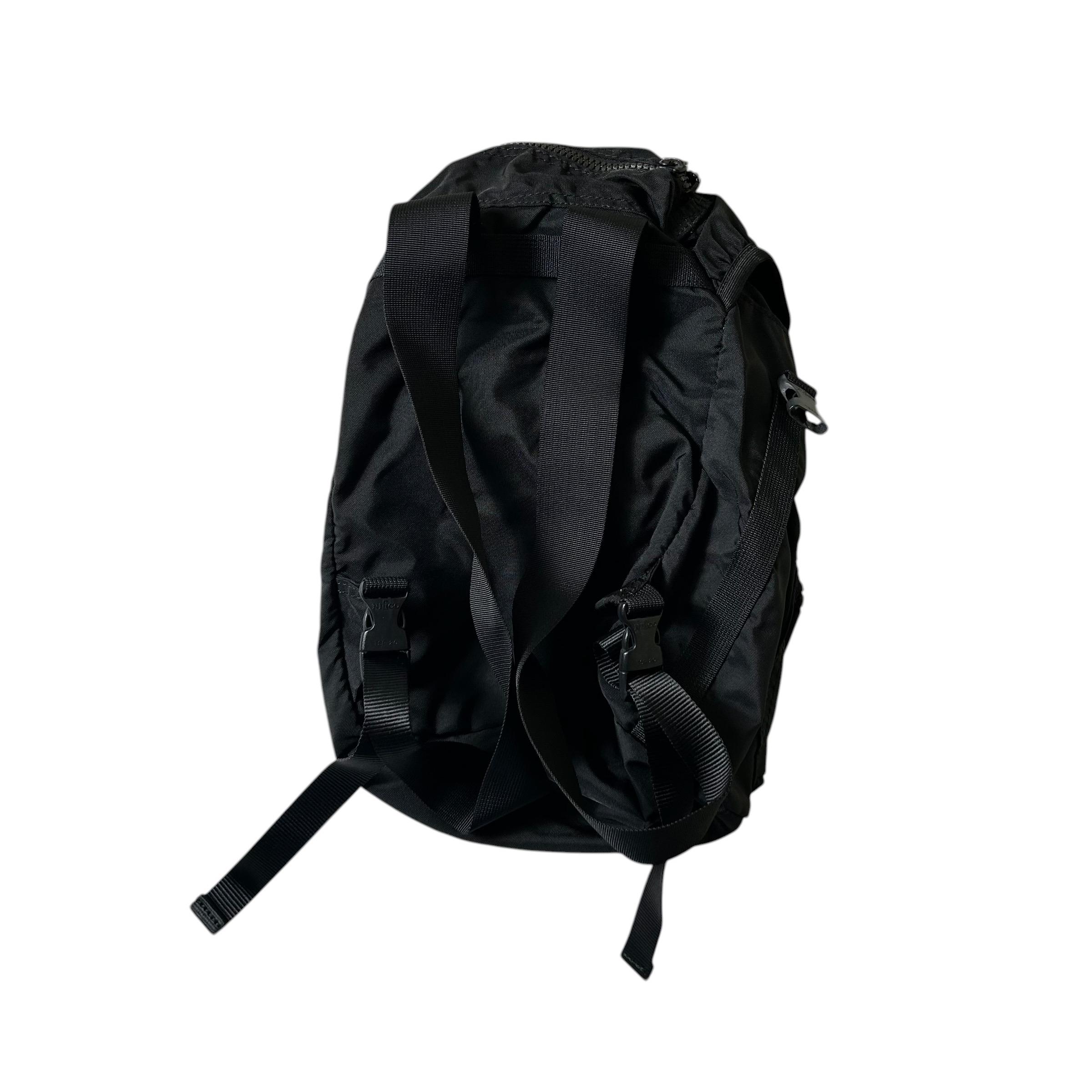 Y’saccs gimmick backpack bag black yohji Yohji Yamamoto Y'saccs Pour Homme Black Nylon Backpack - Etsy