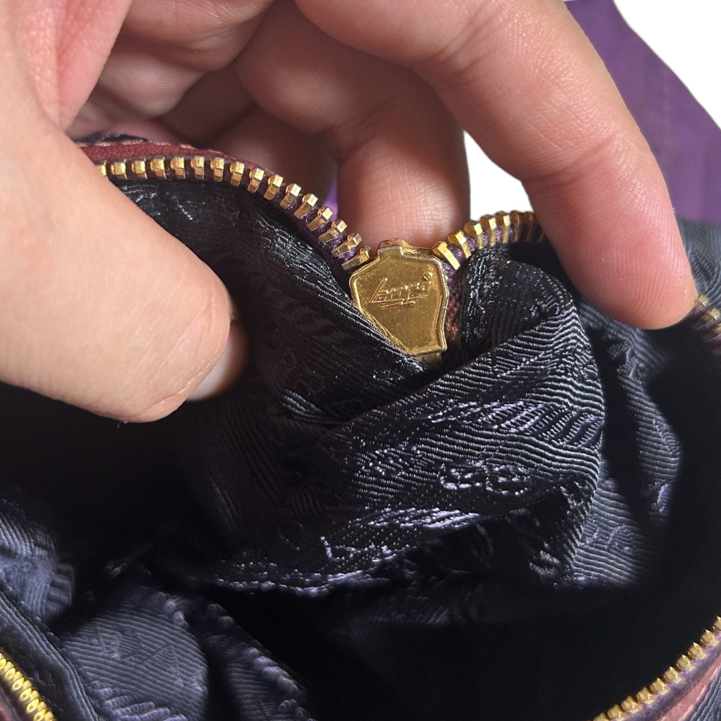 Vintage Prada Big Logo Embroidered Tote Bag - Etsy
