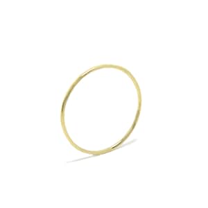 14k solid yellow gold OR sterling silver Classic band - 1.02mm band