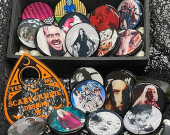 Horror Icons 2 / 30 designs/Custom Phone Grip/Nosferatu/ Twin Peaks/ Scream/ Morticia/ Hocus Pocus/ Beetlejuice/ horror/ vampire/ Halloween