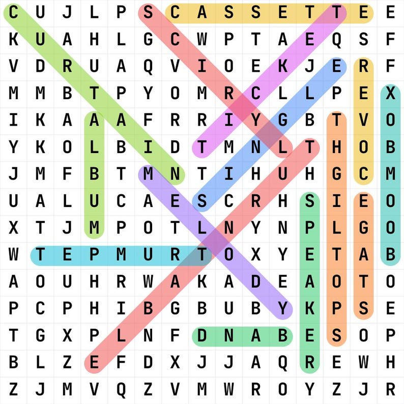 Large Print Word Search – Classic 1950s Rock and Roll Hits for Adults ...