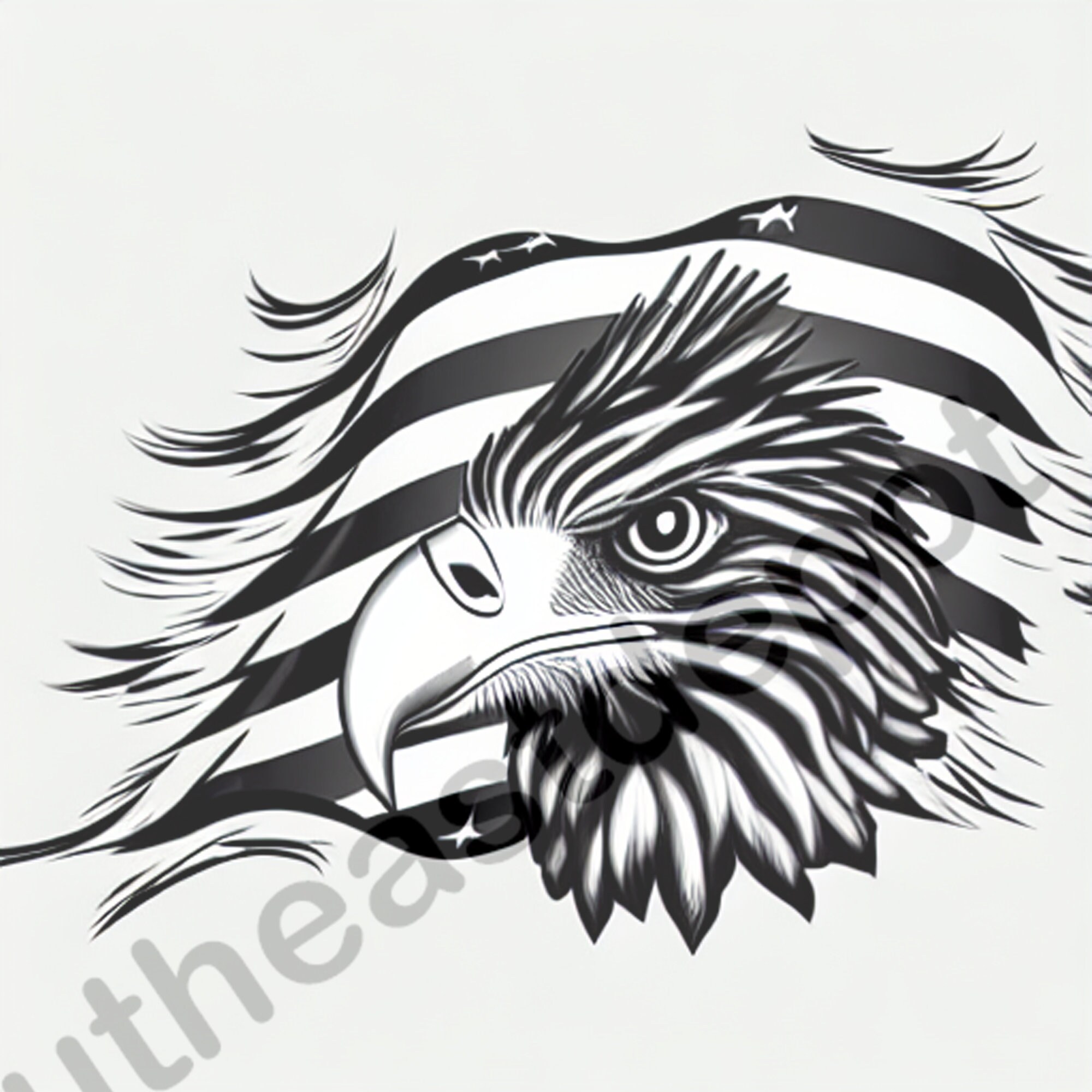 Ten Eagle Digital Design File Glowforge Lightburn Laser Ready Engrave ...