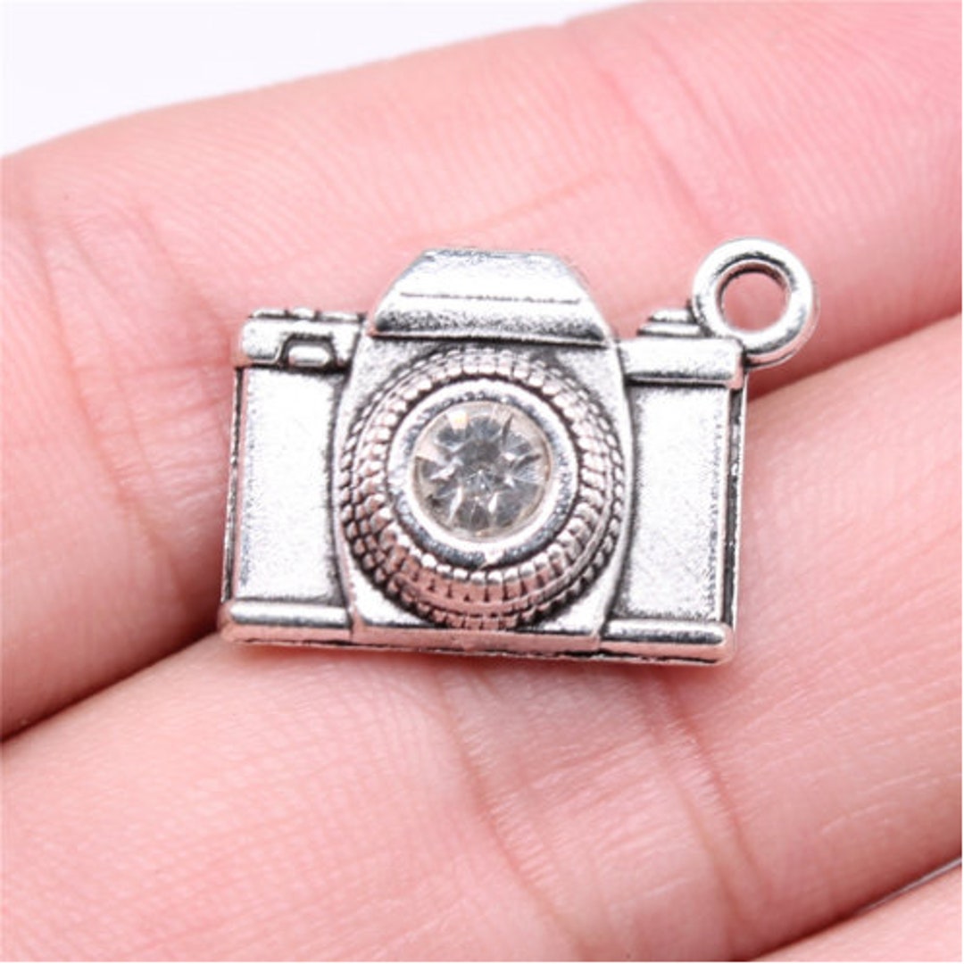 10pcs Camera Charms Pendant---20x16mm Antique Silver Ornament Base ...