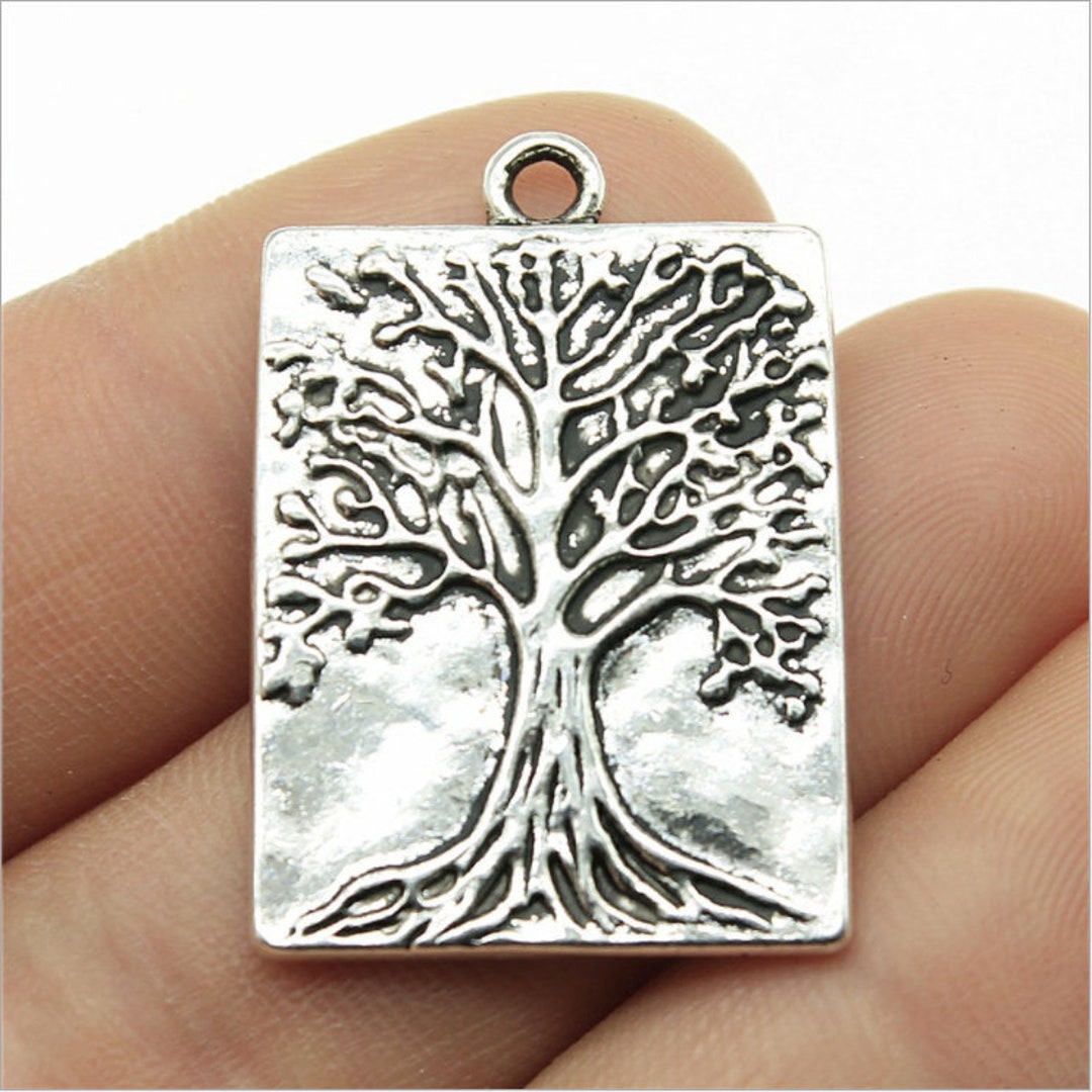 5pcs Tree of Life Charms Pendant32x22mm Antique Etsy