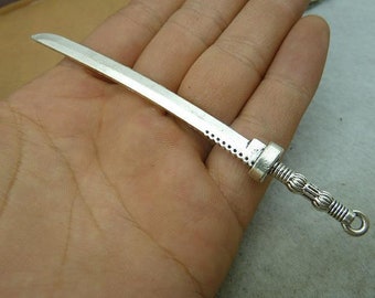 5pcs Sword Charms Pendant---10x108mm Antique Silver/Antique bronze DIY Jewelry Making Ornament Accessories
