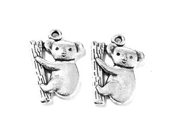 10PCS Sloth charms pendant---20x14mm Antique silver DIY jewelry handmade base material