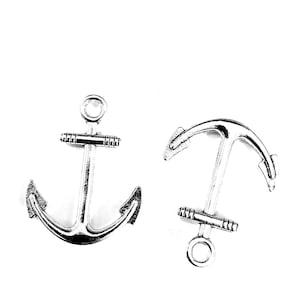 10pcs Anchor charms pendant---31x25mm Antique silver DIY jewelry handmade base material