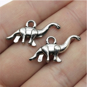 30pcs Dinosaur charms pendant---27x12mm Antique silver/Antique bronze DIY jewelry handmade base material