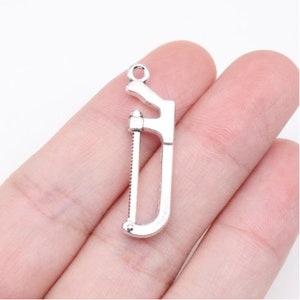 20PCS Handsaw charms pendant---25x7mm Antique silver DIY jewelry handmade base material