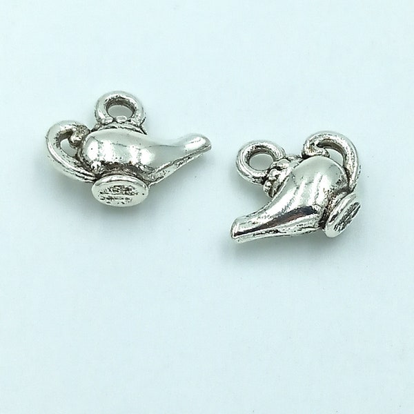 20pcs Aladdin's magic lamp charms pendant---15x12mm Antique silver DIY jewelry handmade base material