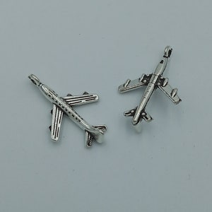 50pcs 5x15x22mm Aircraft Flugzeug Charms Anhänger Bild 9