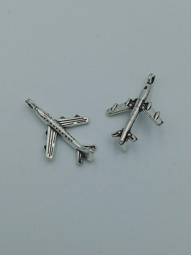 50pcs 5x15x22mm Aircraft Flugzeug Charms Anhänger Bild 9