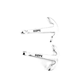10pcs Anchor with Hope charms pendant---39x26mm Antique silver DIY jewelry handmade base material