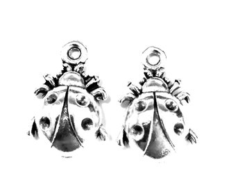 20pcs Beetles charms pendant---19x13mm Antique silver DIY jewelry handmade material