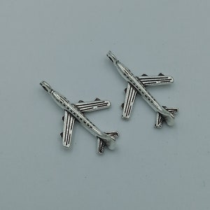 50pcs 5x15x22mm Aircraft Flugzeug Charms Anhänger Bild 8