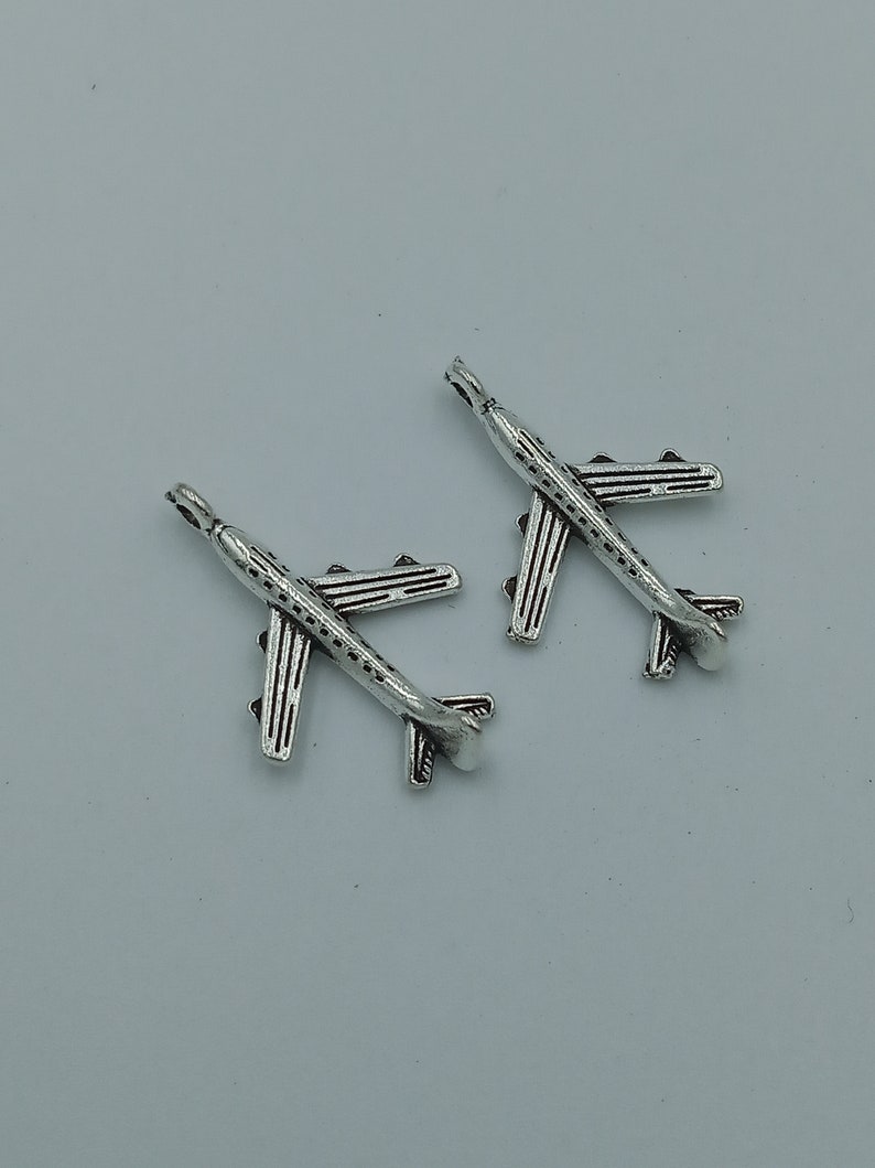 50pcs 5x15x22mm Aircraft Flugzeug Charms Anhänger Bild 8