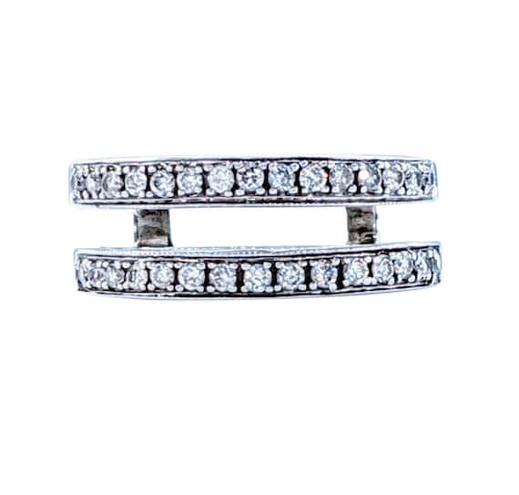 Sleek and Simple Diamond Enhancer Ring