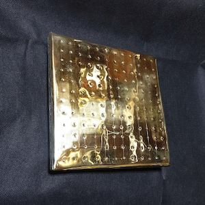 Handmade Brass Unlacquered Square Shower Head - Square Brass Bathroom Rain Shower - Shower brass head faucet