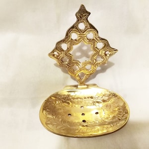 Brass Wall Brass Soap Dish, Holder Soap Dish- Moroccan Bathroom Accessories Home décor