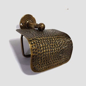 Suporte para rolo de toalha de banheiro, suporte de papel higiênico de latão para rolo de toalha, suporte para rolo de banheiro
