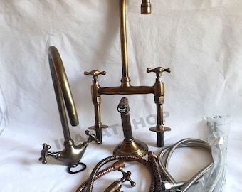 Shower Faucet, Porcher, France, Paris, First Half of 20th Century