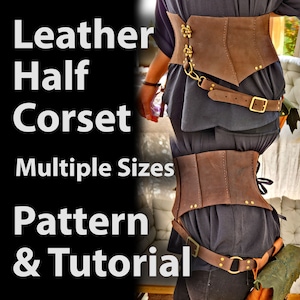 Corset Belt Digital PDF Sewing Pattern Underbust Corset Size XS-XL Pdf  Sewing English Instruction 