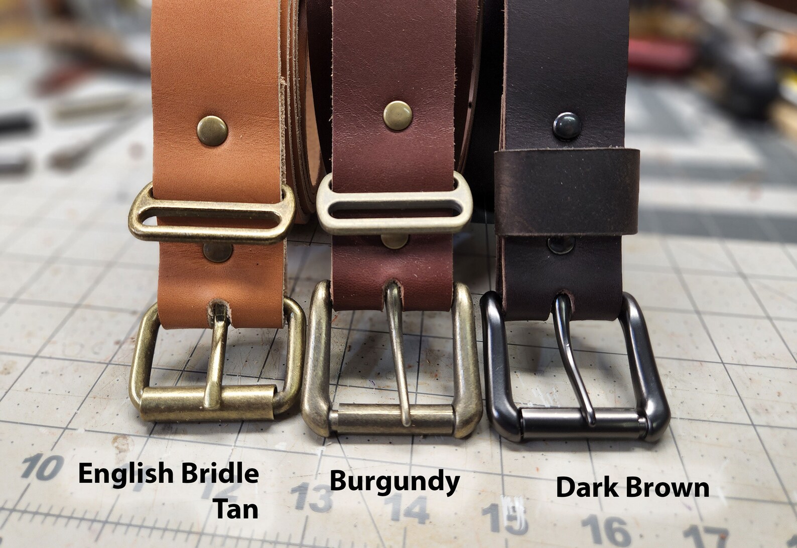Big & Tall 1 1/2 Wickett and Craig Harness Leather Etsy