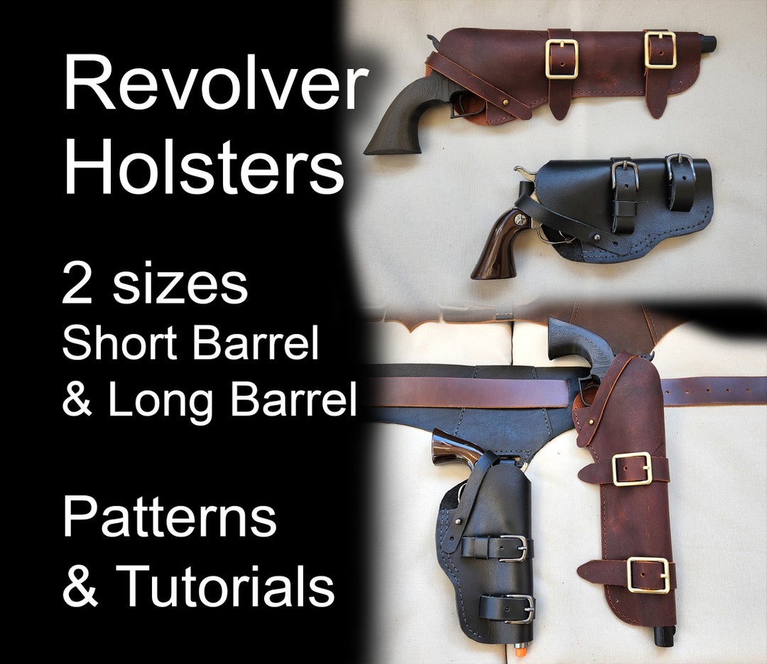 Revolver Holsters - Western Gun Holsters - PDF Patterns for Long or Short Barrels and Tutorial -perfect for Comiccon, LARP, Costume, Cosplay - Etsy revolver-holsters-western-gun-holsters-pdf-patterns-for-long-or-short-barrels-and-tutorial-perfect-for-comiccon-larp-costume-cosplay-etsy