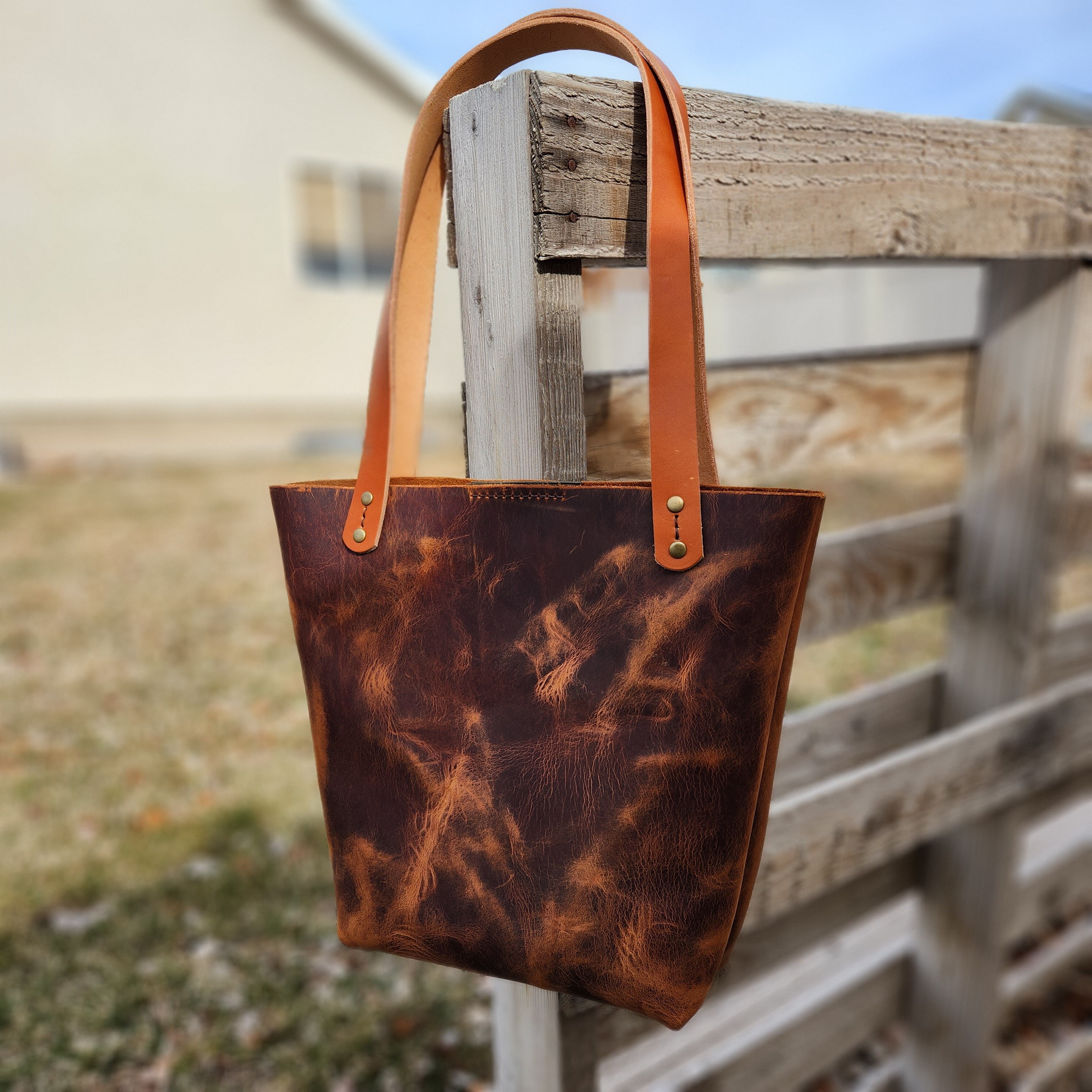 Everyday Tote Bag Pattern Leather Bag DIY PDF Download Etsy