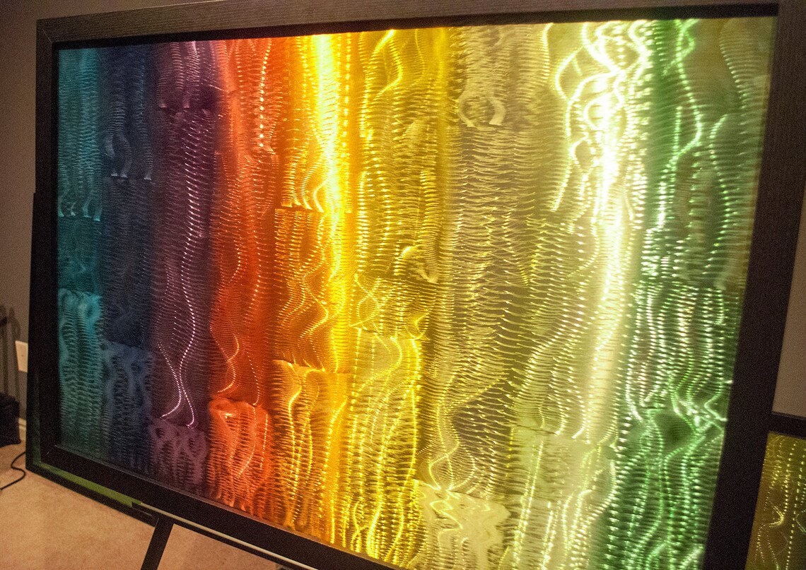 Modern Metal Wall Art aluminum abstract metal painting One Etsy