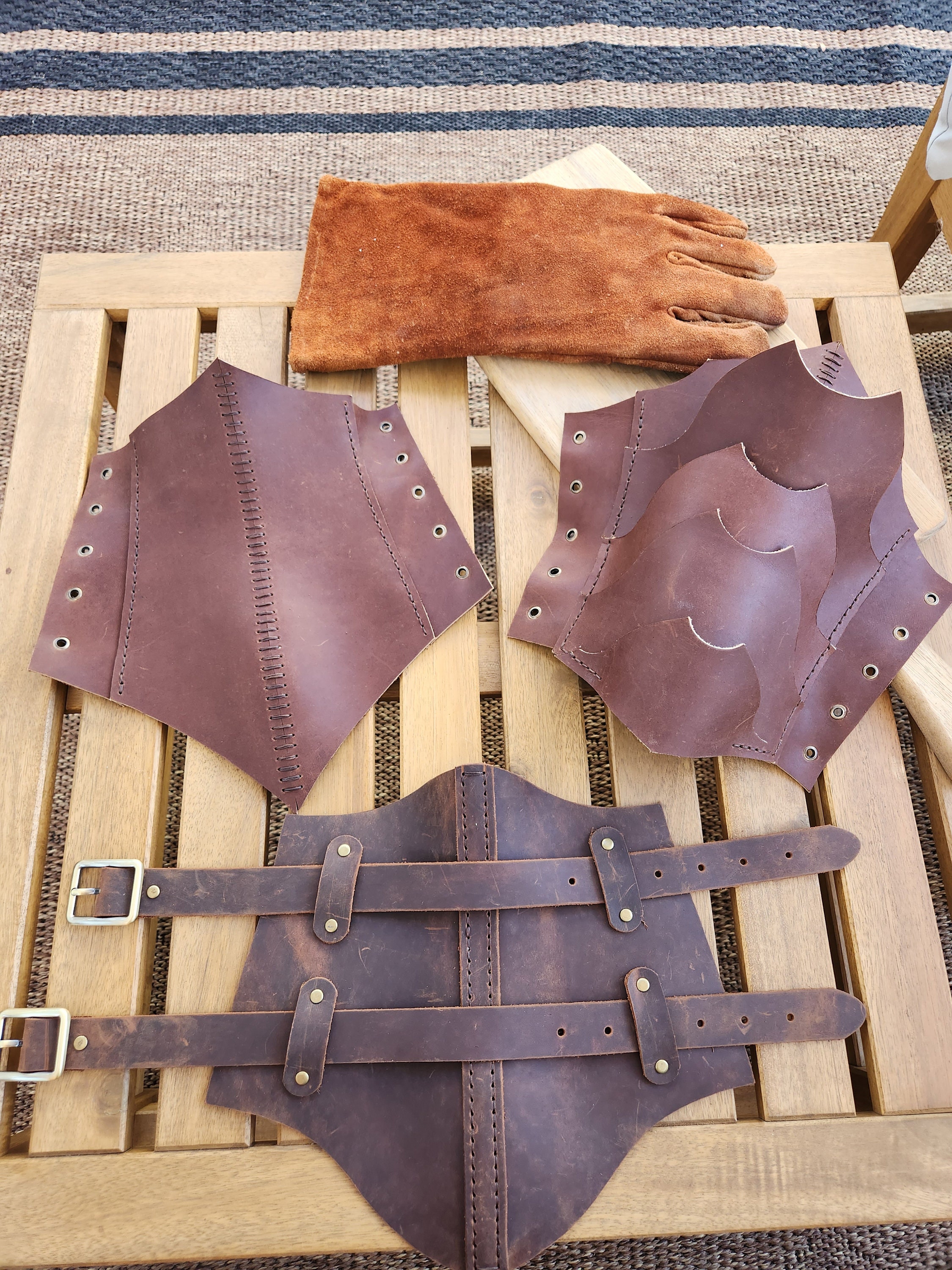 Leather Bracers Bundle and Tutorials DIY Armor Patterns: Medieval
