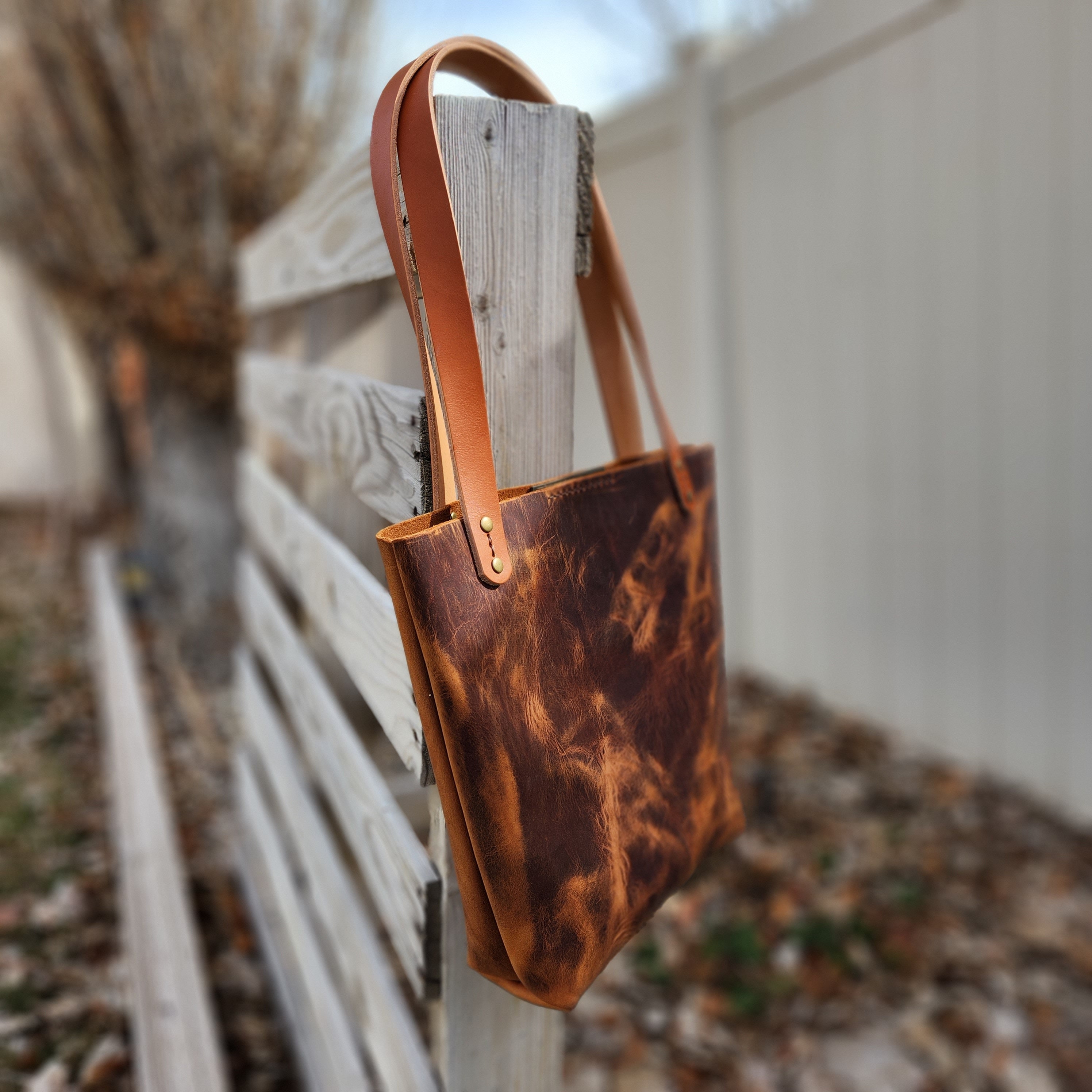 Everyday Tote Bag Pattern Leather Bag DIY PDF Download Etsy