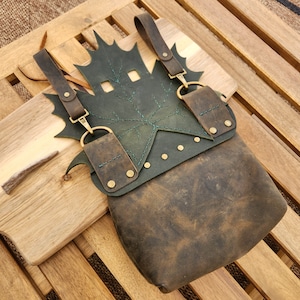 The Original Maple Leaf Belt Bag Pattern Tutorial - Elven Hip Bag - DIY ...