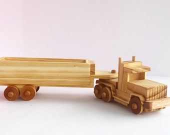 Wooden Truck, with trailer