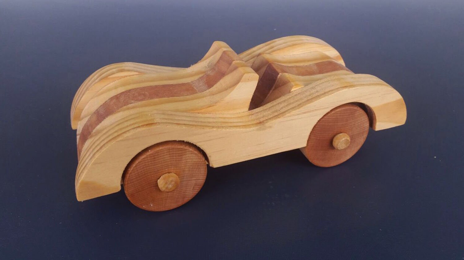 Wooden Sports Car Classic Kids Toy Etsy