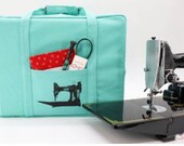 Teal Tote Bag for Singer Featherweight Case