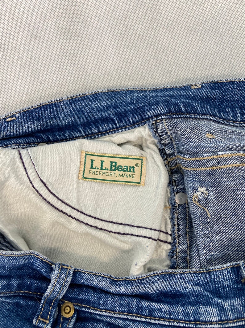 Bean Women/'s Denim Blue Jean Size 20 Plus Size Classic Mom Pants Bottoms Vtg Retro Vintage L.L