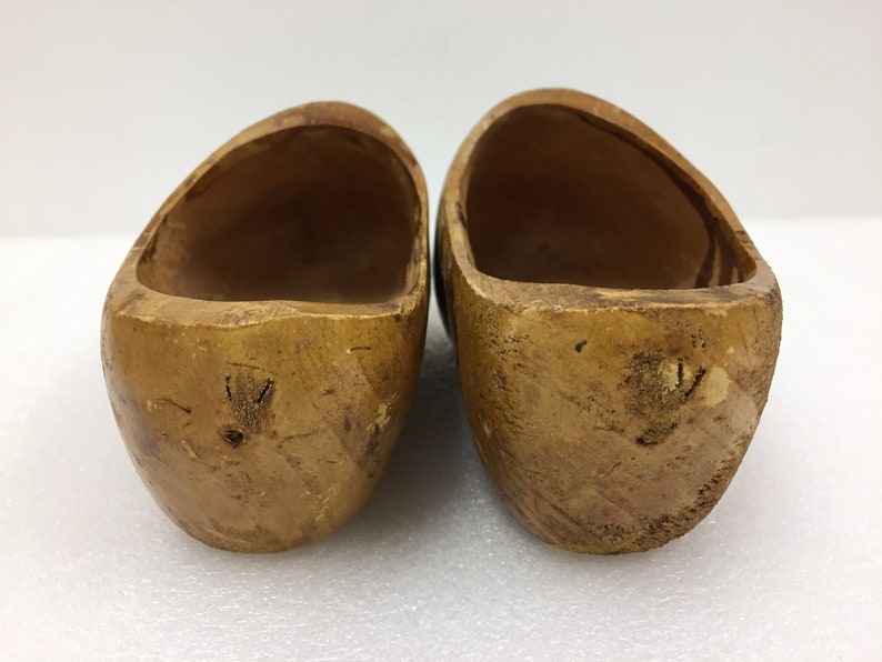 Vintage Wooden Shoes 8 Collectible Holland Decorative Souvenir Home Decor Wood Clog