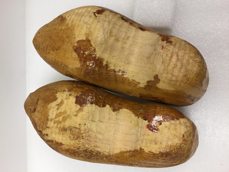 Vintage Wooden Shoes 8 Collectible Holland Decorative Souvenir Home Decor Wood Clog