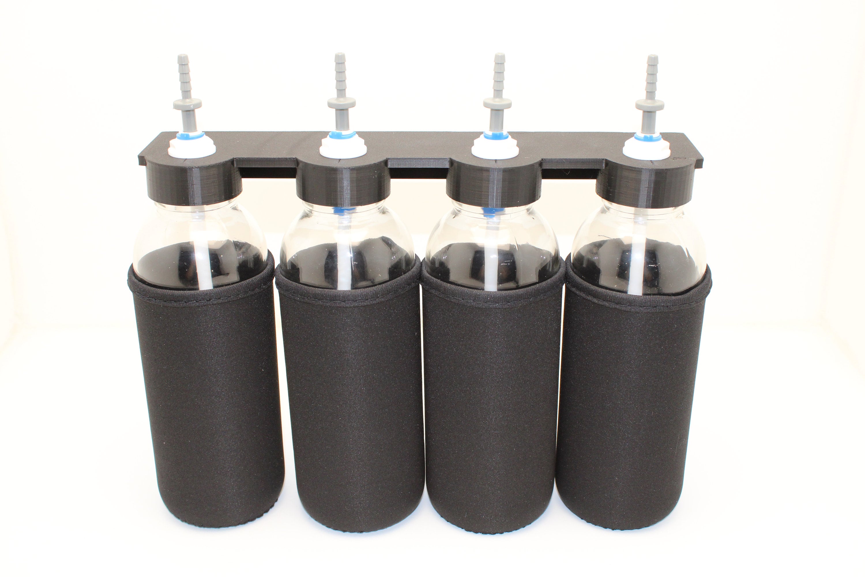 Aquarium Dosing Container 4 X 18oz Glass Containers for Marine & Reef