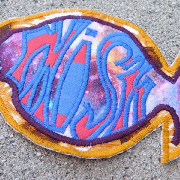 Sunflower Galaxy Phish Patch || Henrietta's Dress Fabric ||