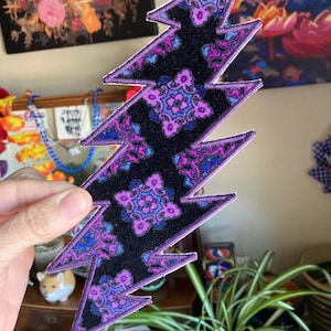 10&quot; Velvety Dead Bolt Patch // Grateful Dead