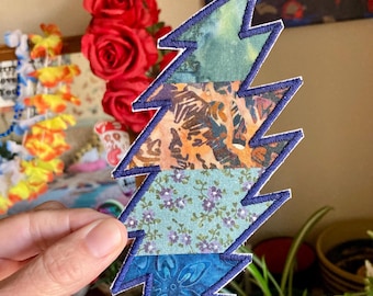 7 1/2” Patchwork Dead Bolt Patch // Grateful Dead