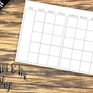 May include: Printable weekly planner with a notes section on the left and a grid for each day of the week. The days of the week are labeled: Sunday, Monday, Tuesday, Wednesday, Thursday, Friday, Saturday.