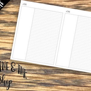 B6 TN Undated Daily PRINTABLE Insert