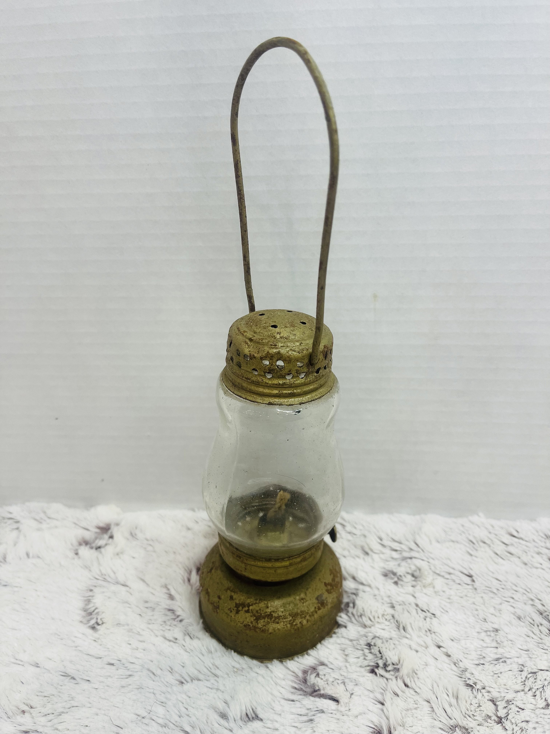 Brass Skaters Lantern Small Brass Lantern Oil Lamp Metal Oil