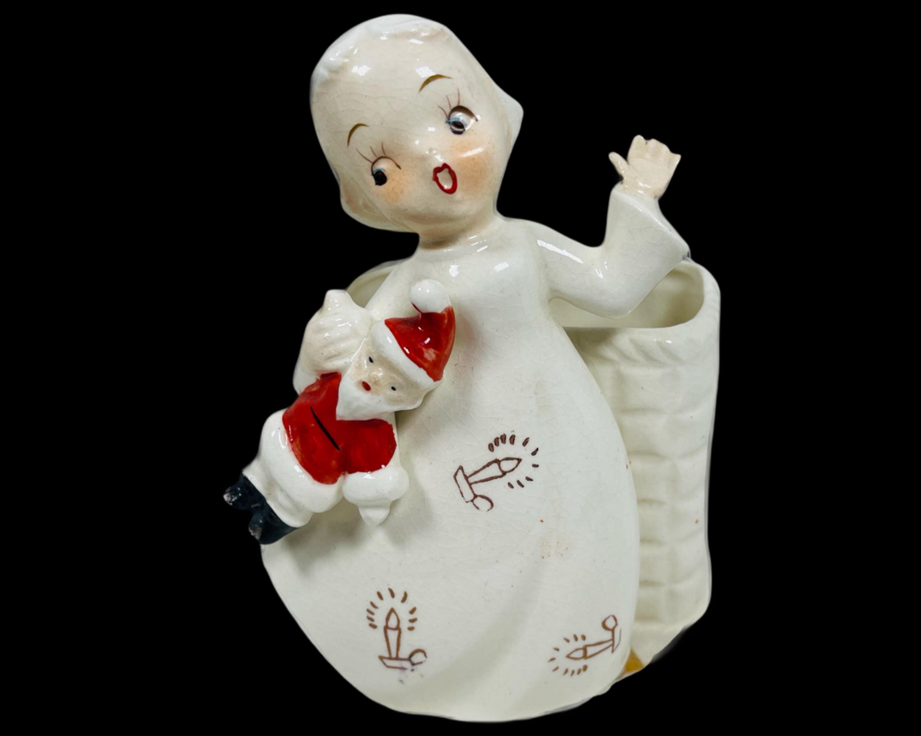 Vintage Ceramic Christmas Figurines Japan - Etsy Vintage Ceramic Christmas Figurines Japan - Etsy